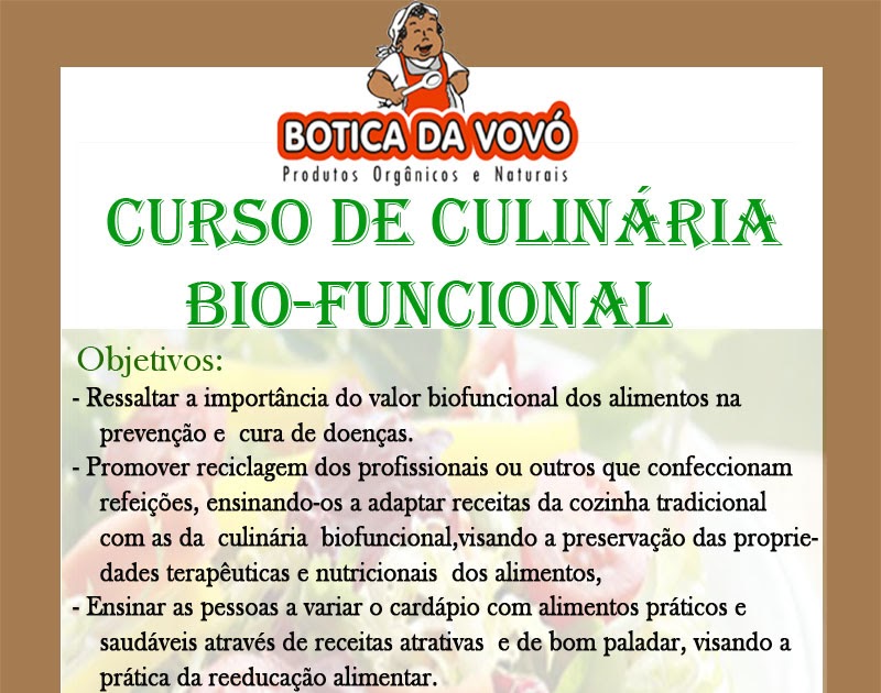 Curso de culinaria on line