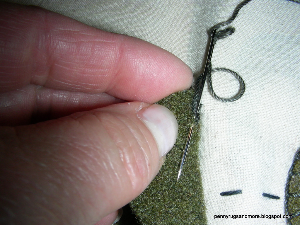 Penny Rugs and More Joining Thread Penny Rug Tutorial