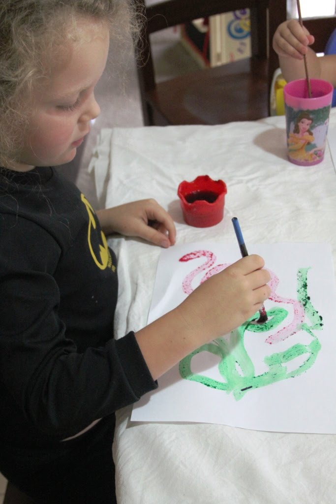 Mumma made it edible fun jelly painting