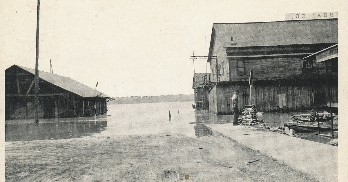 The Daily Postcard The Flood in Grafton, Illinois