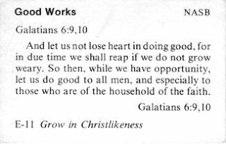 Galatians 6:9-10, NASB
