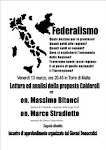 Lettura ed analisi del testo di Calderoli sul federalismo