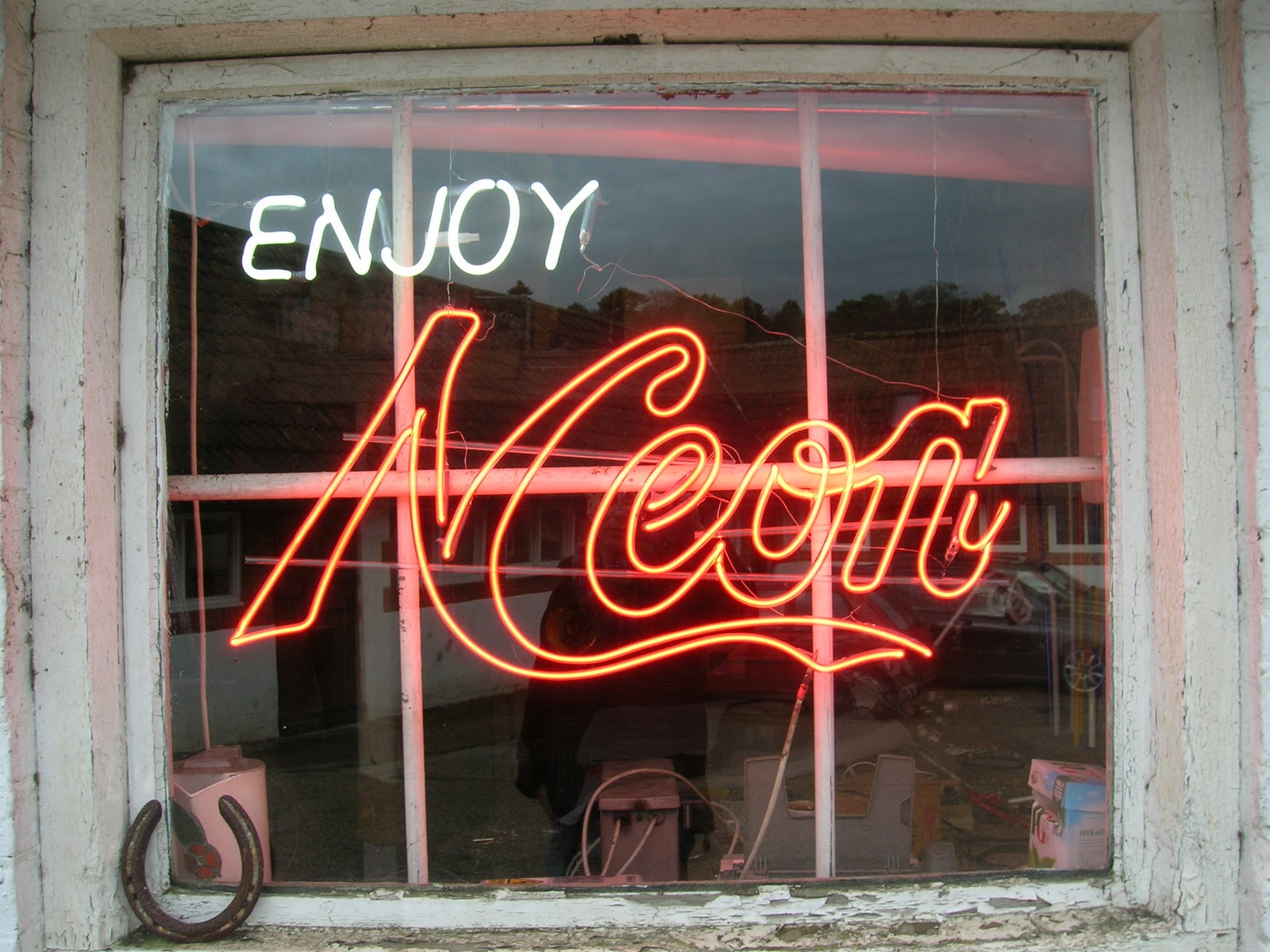 Neon Window Sign