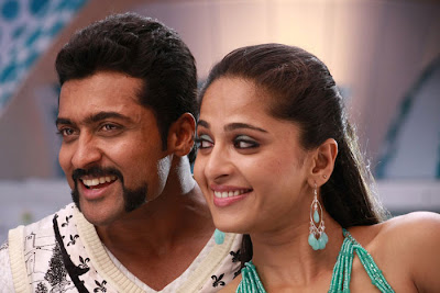 Suriya and Anushka hot singam stills Suriya and Anushka hot singam stills