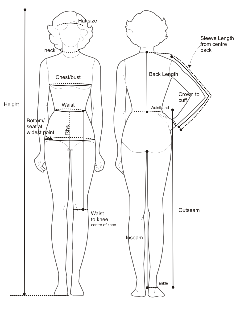 measurements body