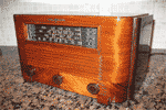 Antique radio types - Table top wood radios
