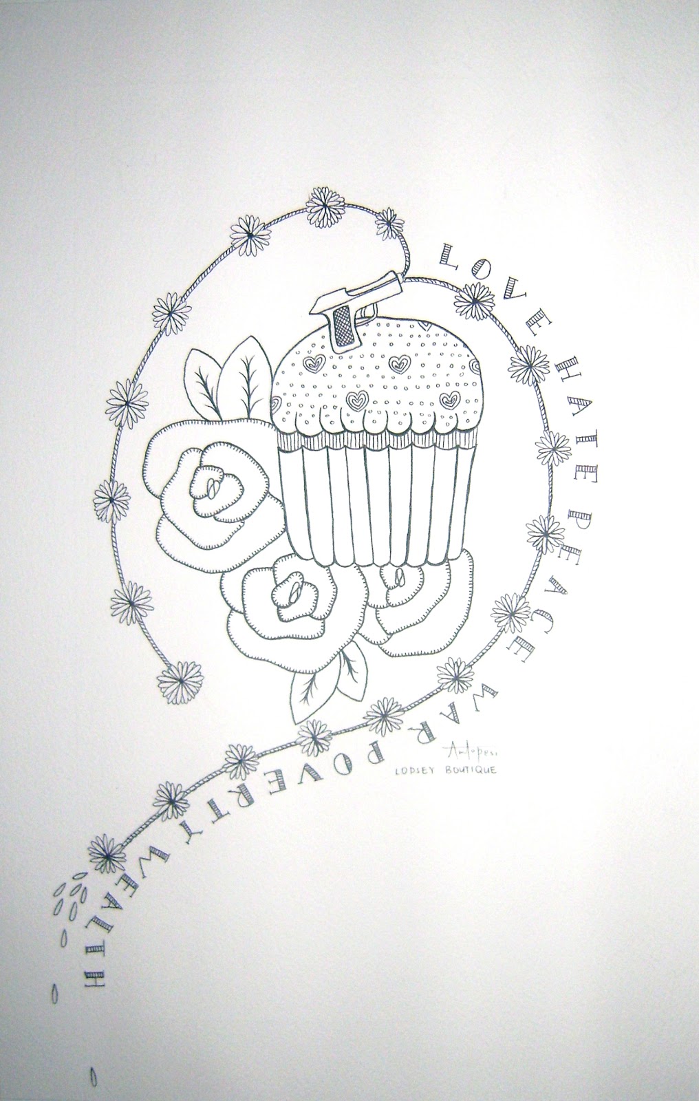 Daisy+chain+drawing