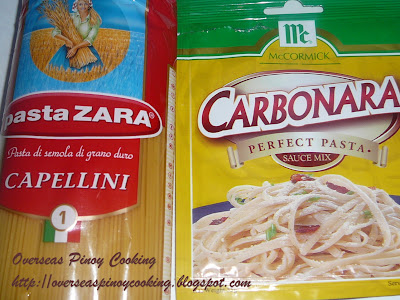 Tuna Carbonara - Spaghetti Pasta