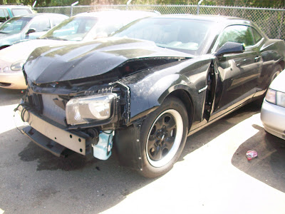 2010 camaro crash