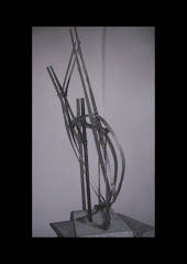 "Structura"-lemn si sfoara.97/56/43cm.2004.