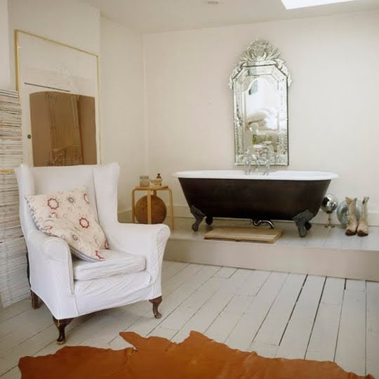 el blog de io: Espejos venecianos en el baño