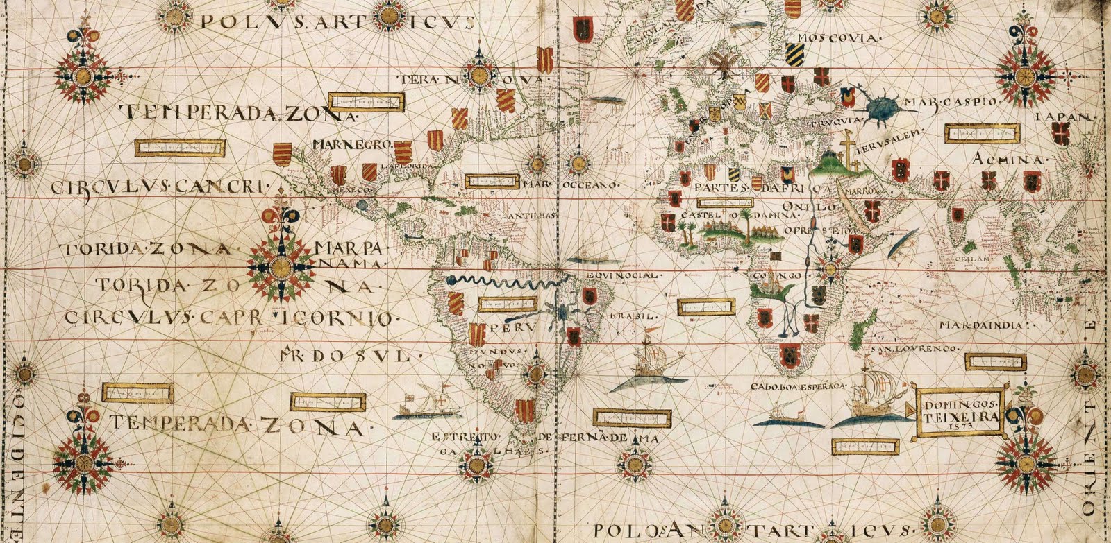S VIKAS World Map 16th Century