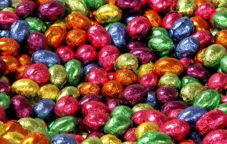 the Easter Bunny is sure easter eggs. the Easter Bunny is sure