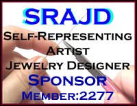 I am a Self Representing Artist Jewelry Designer