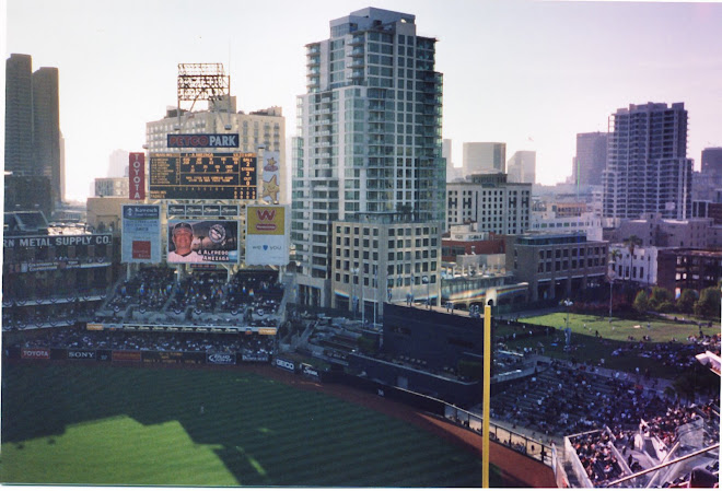 padres shot of city in background