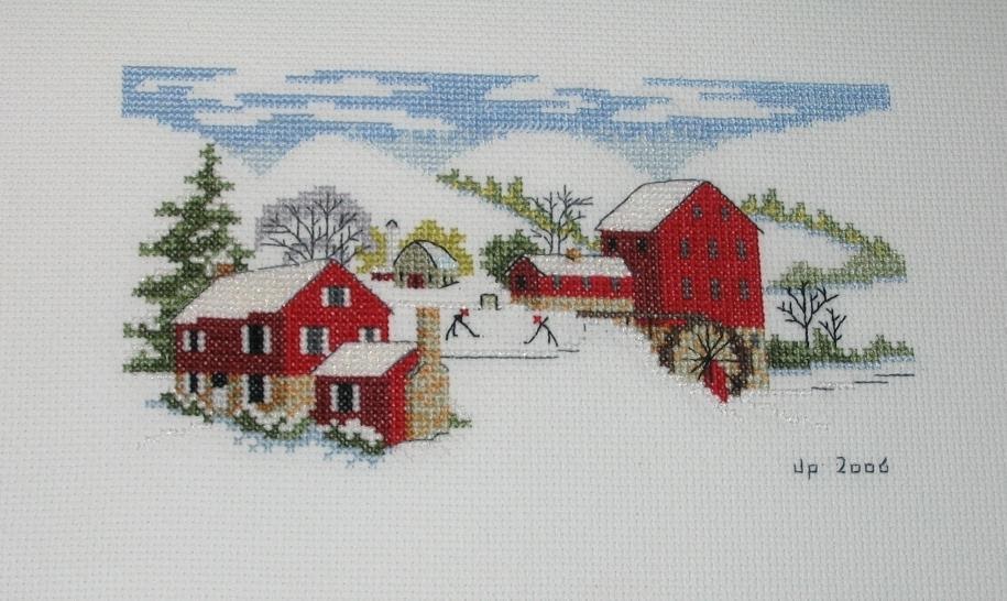 Crafty Cross Stitch Mill Pond