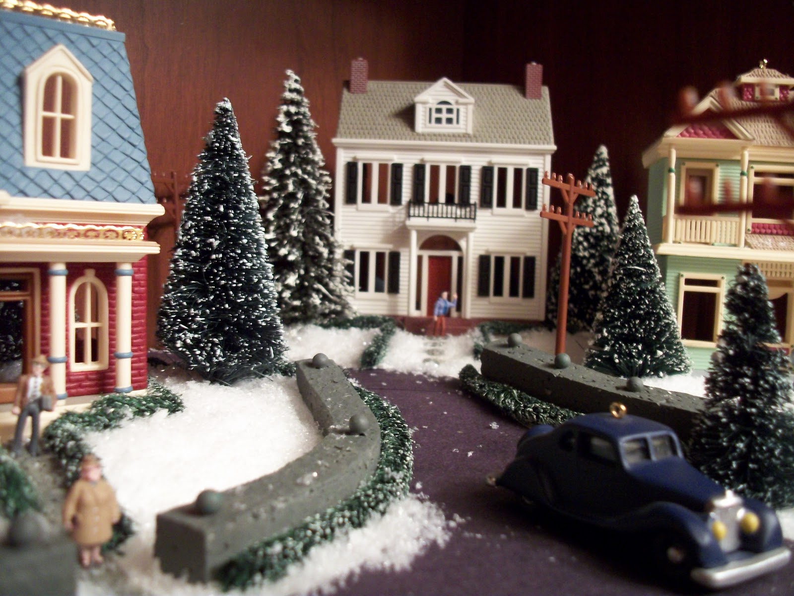 the average designer Displaying Nostalgic Houses and Shops by Hallmark