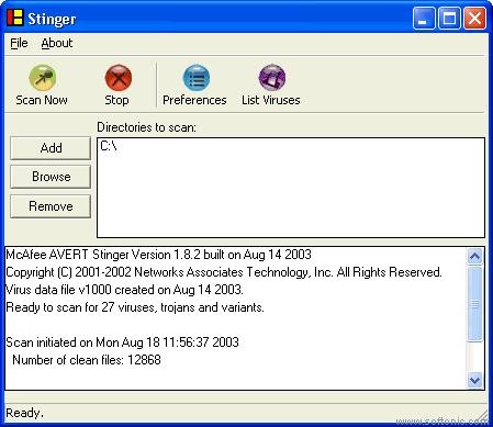 mcafee avert stinger mcafee avert stinger
