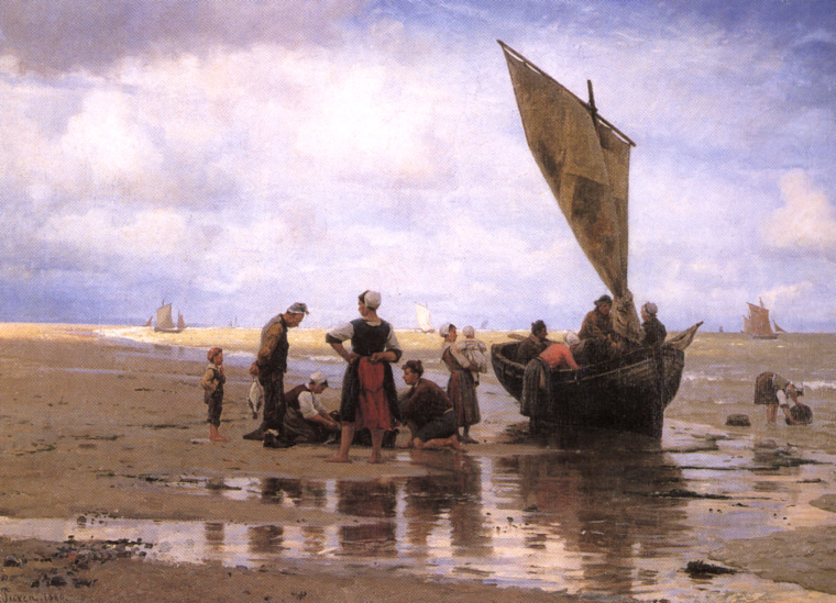 El Salón Secreto - Página 8 French+Fishers.+1880.+Oil+on+canvas.+57x82cm