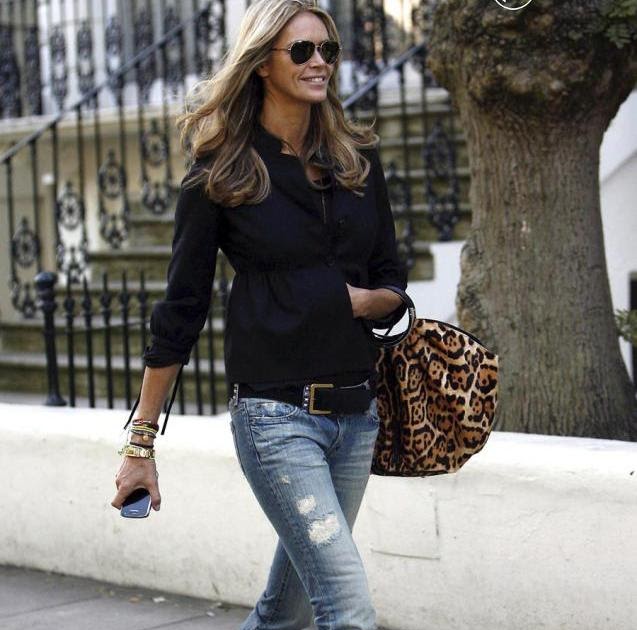 Timeless Chic ELLE MACPHERSON'S STREET STYLE