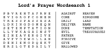 Catholic Religion Education and learning: Rosary Prayers Wordsearch Puzzles graphic relating to Daily Word Search Printable titled Catholic Religion Schooling: Rosary Prayers Wordsearch Puzzles