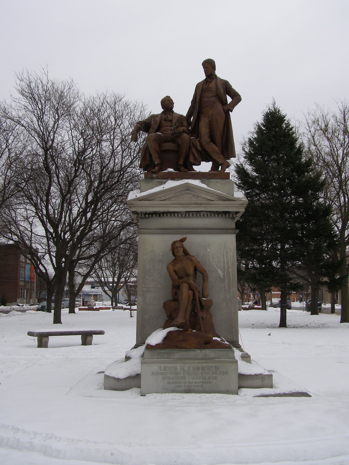 My Central New York Redfield Monument Sculpture Restored and Returned