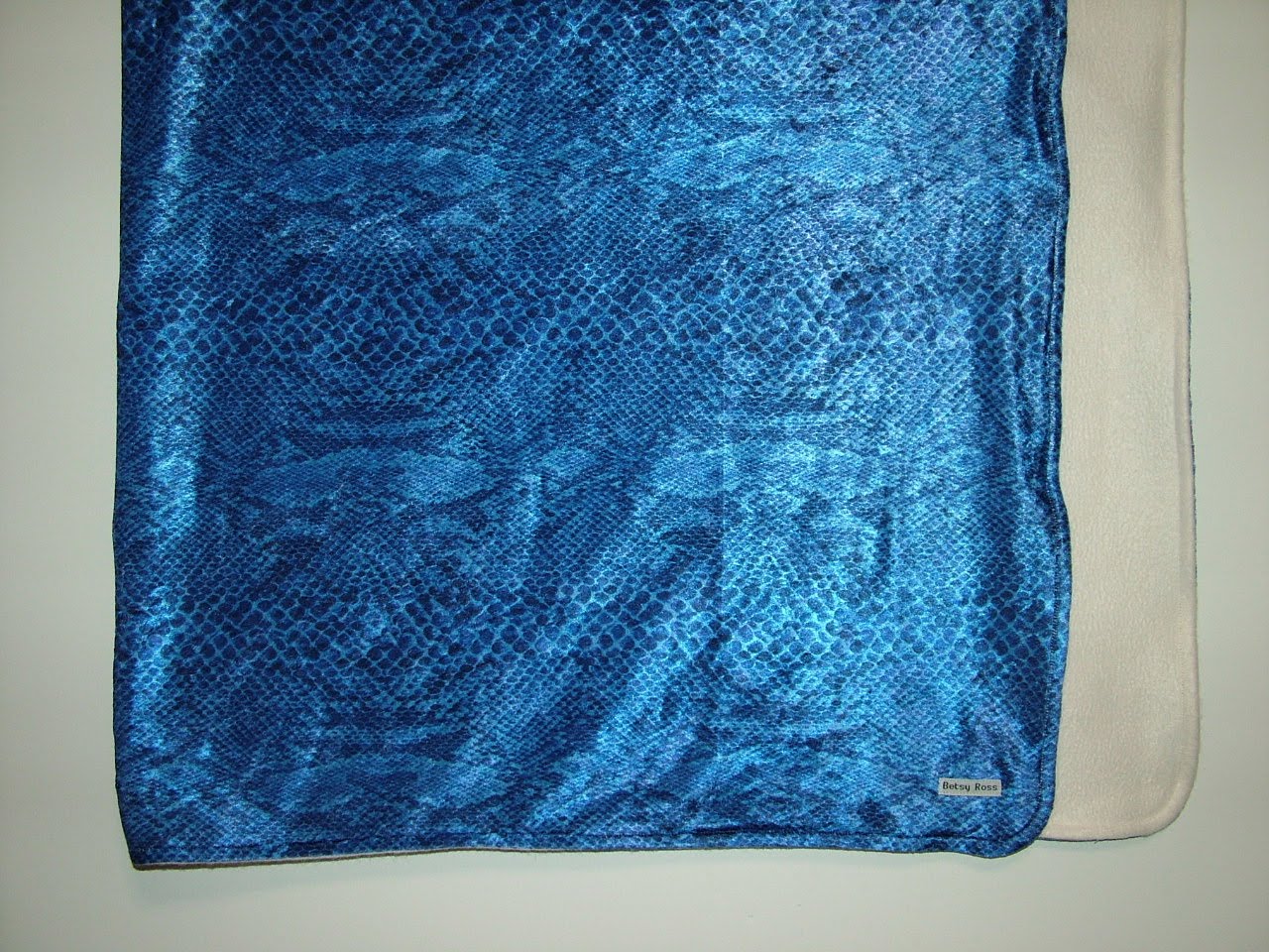 blue snakeskin