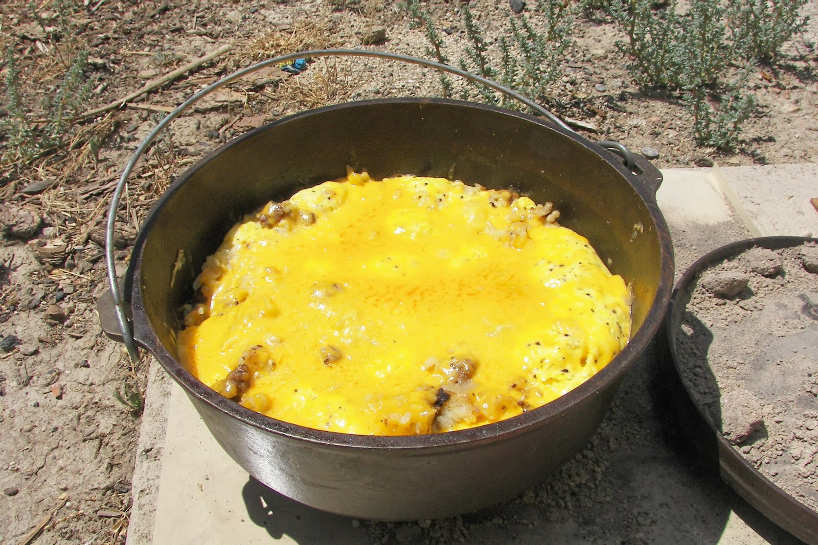 Red Couch Recipes Dutch Oven Mountain Man Breakfast