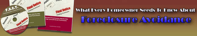 Homeowner Foreclosure Audio CD Help