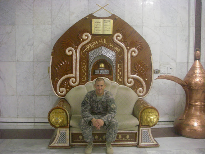 Me in Saddam's chair