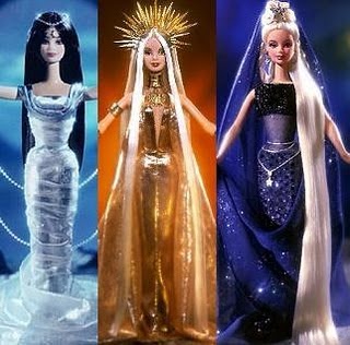 the barbie blog a trickle at first christmas barbies through the years