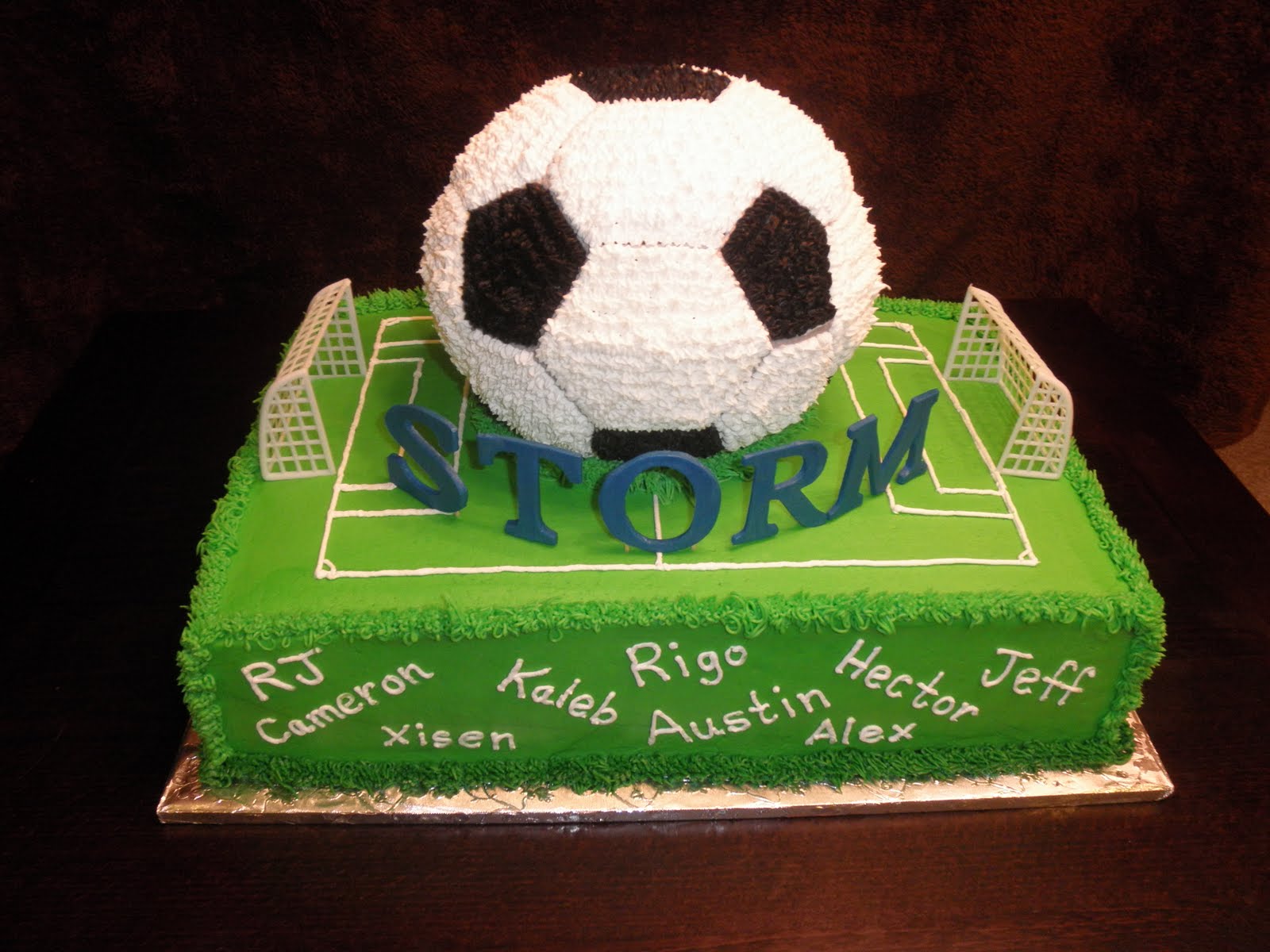 Blissful Bites By Brandy Storm Soccer Cake