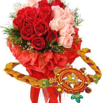 Rakhi Roses Bunch