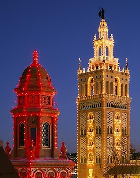 Two Towers Lighted