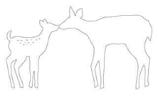 scherenschnitte template tuesday mother s day deer