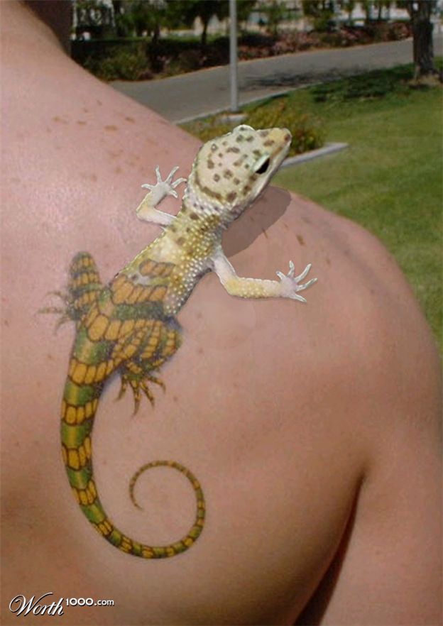 lizard tattoo
