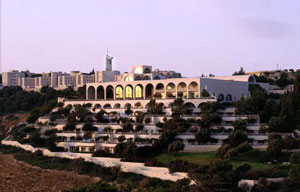The center on a hill