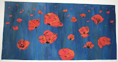 Tenture coquelicots