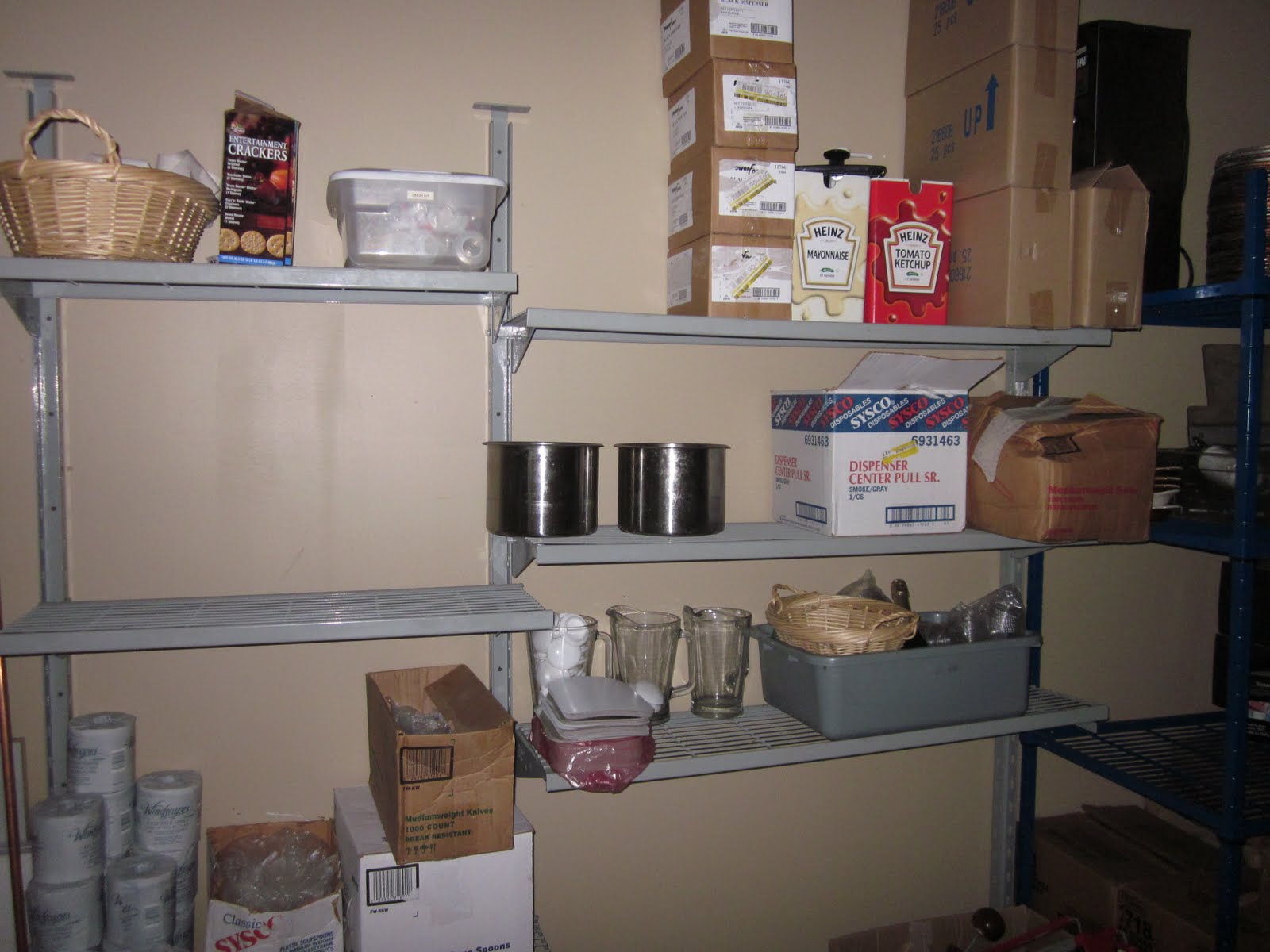 Restaurant Photo Storage room