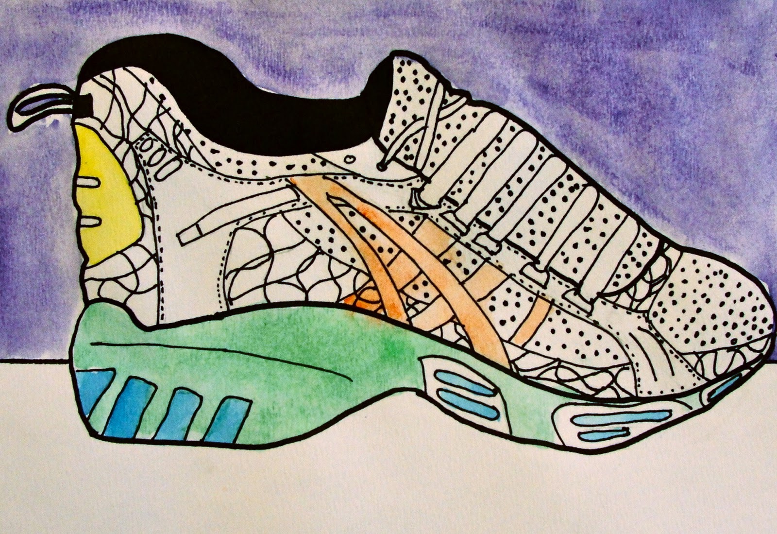 Contour Line Drawing Th Grade : Da vinci s wings th grade contour construction line
