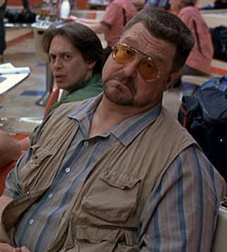 You'd think Steve Buscemi would eventually stop being so surprised to see a movie camera. John Goodman Big Lebowski Warriors Three Thor Fandral Volstagg Hogun marvel comic