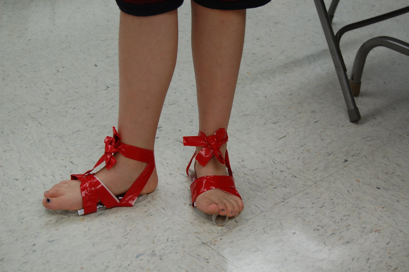 sandals made from plastic bottles