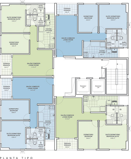 PLANOS DE VIVIENDA DE 57M2 Planos De Viviendas Pequeas Planos De