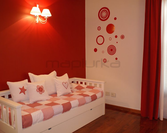 Habitaciones empapeladas y decoracion de dormitorios con murales y ... Murales mariposas para cuartos