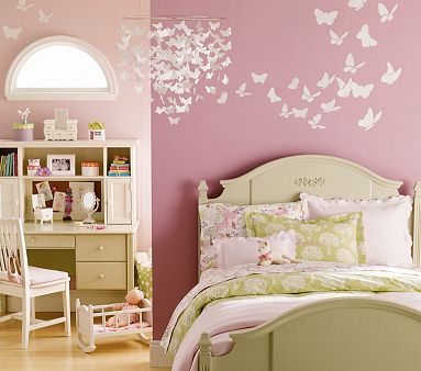 Dormitorios con mariposas ideas para decorar el cuarto de una niÃa ...