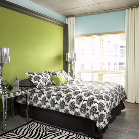 Dormitorio azul y verde decoracion de habitaciones frescas y ...