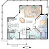 PLANO DE CASA DE UN SOLO DORMITORIO