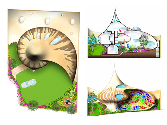 CASA CARACOL CASAS EN FORMA DE CARACOL PLANOS EN FORMA DE CARACOL