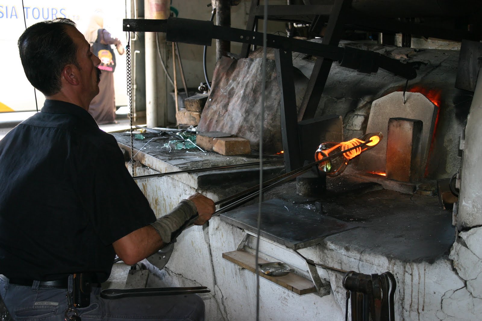 Considering Lillies Hebron Glass Factory