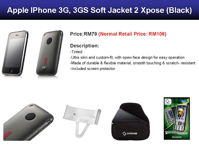 Apple Iphone Soft Jacket 2 Xpose (Black)